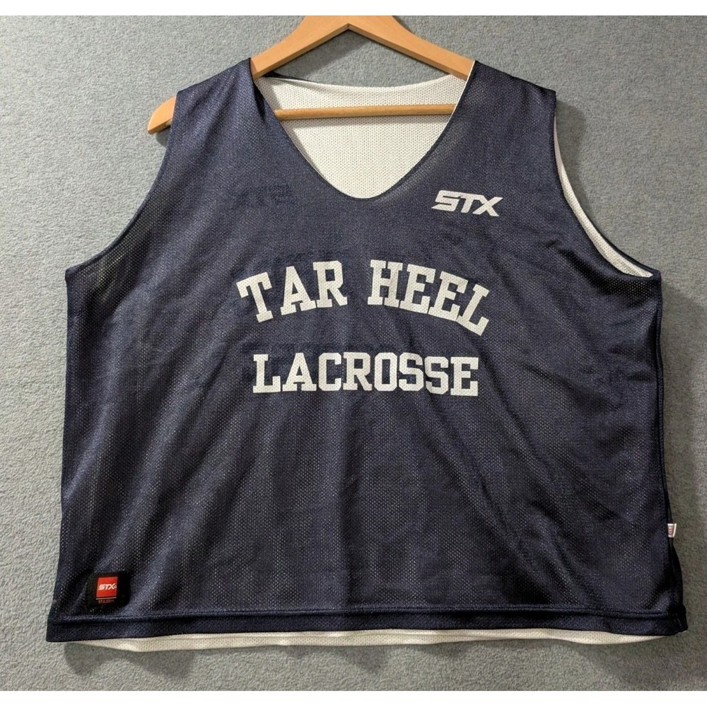 STX Tar Heel Lacrosse UNC Team Issued Reversible Practice Pinnie Jersey XL